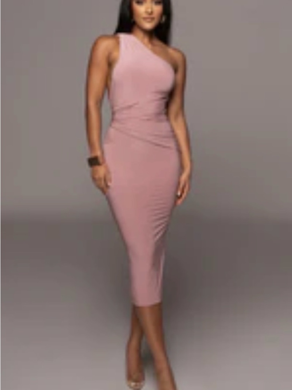 JLuxLabel Dark Rose For The Night One Shoulder Dress - S (NWT)